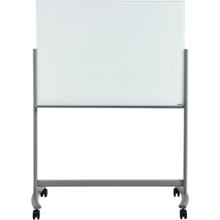 GLOBAL INDUSTRIAL 60W x 48H Mobile Glass Board 695692